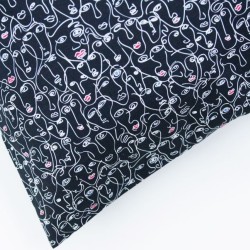 Pillowcase PICASSO 50x60cm, black