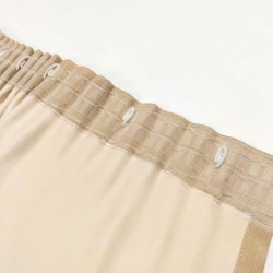 Blackout curtain TRENCH v.66, grey-beige, ready-made curtain, SPECIAL PRICE