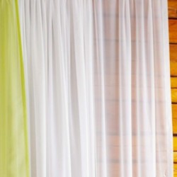 Tulle curtain LAURA 11101 v.18, light green
