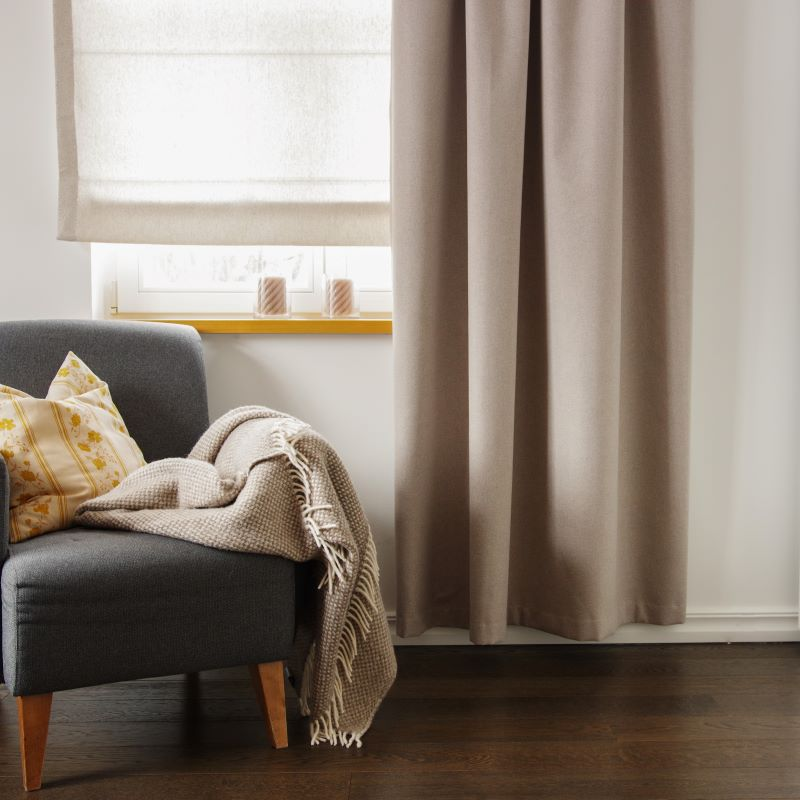 Blackout curtain IDOL v.04, light beige