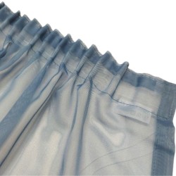 Curtain valance LAURA 11101, v.16, blue, ready-made curtain