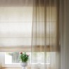 Sheer curtain MENTA v.05, beige-grey