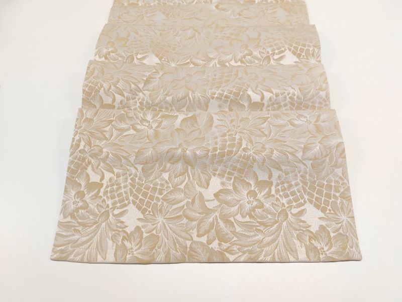 Table runner CARIBE v.322, grey-beige