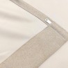 Curtain TWILIGHT v.07, light beige, ready-made curtain, with wave tape