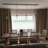 Curtain TWILIGHT v.07, light beige, ready-made curtain, with wave tape