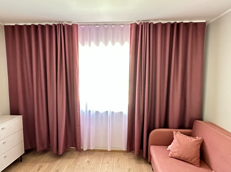 Tulle curtain SPROUTS v.02