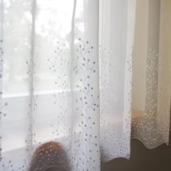 Tulle curtain ROOSI 8029, short