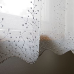 Tulle curtain ROOSI 8029, short