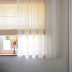 Tulle curtain ROOSI 8029, short