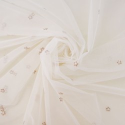 Tulle curtain ROOSI 8029, short
