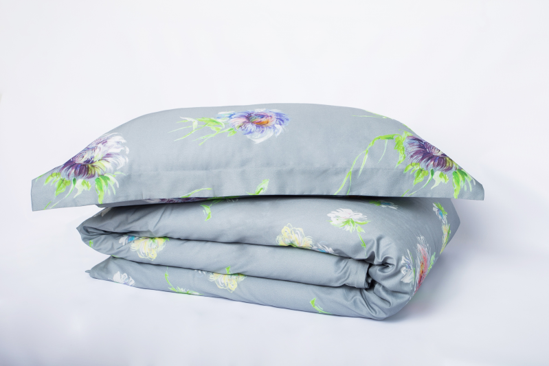 Bed linen ASTER , grey