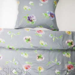Bed linen ASTER , grey