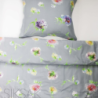 Bed linen ASTER , grey