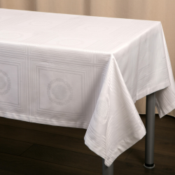 Tablecloth TOSSA v.1, white
