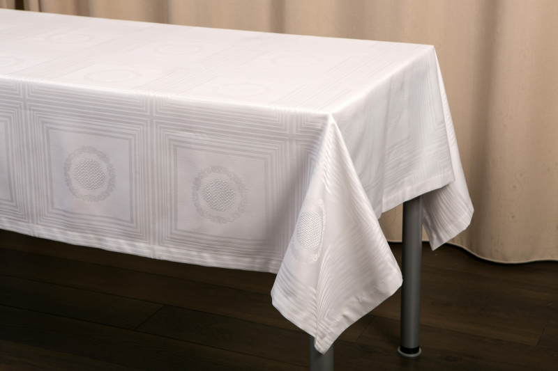 Tablecloth TOSSA v.1, white