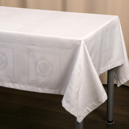 Tablecloth TOSSA v.1, white