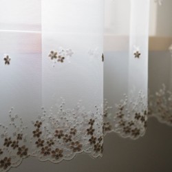 Tulle curtain ROOSI 8029, short