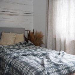 Bedspread NARUSKA v.91, grey