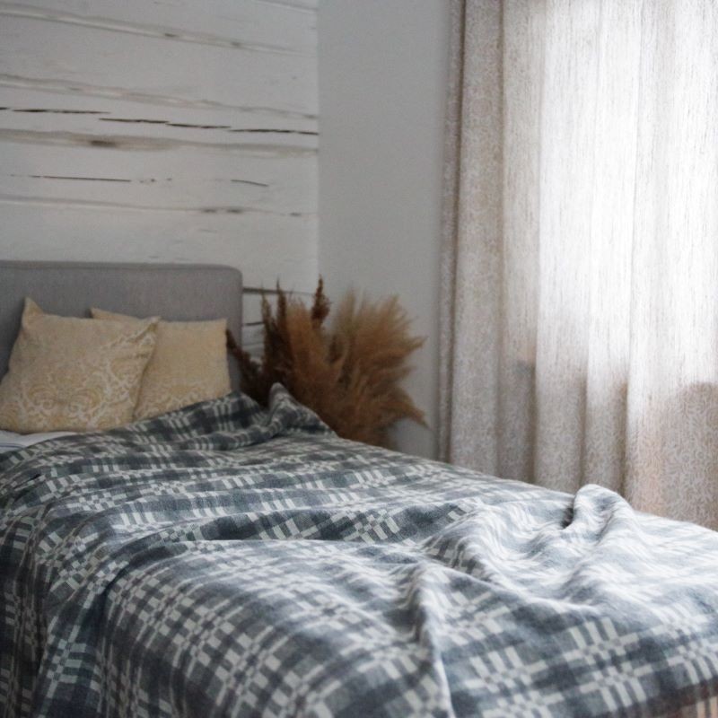 Bedspread NARUSKA v.91, grey