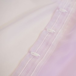 Tulle curtain LAURA 11101, v.26, light gray