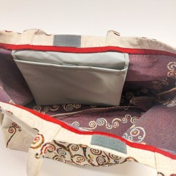 Carrying bag ART, with zipper