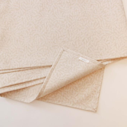 Tablecloth GAR v.33, light beige, square, with Teflon treatment