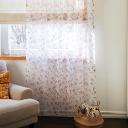 Tulle curtain SPROUTS v.02