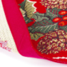 Saucer Holly red