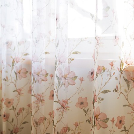 Tulle curtain SPROUTS v.02