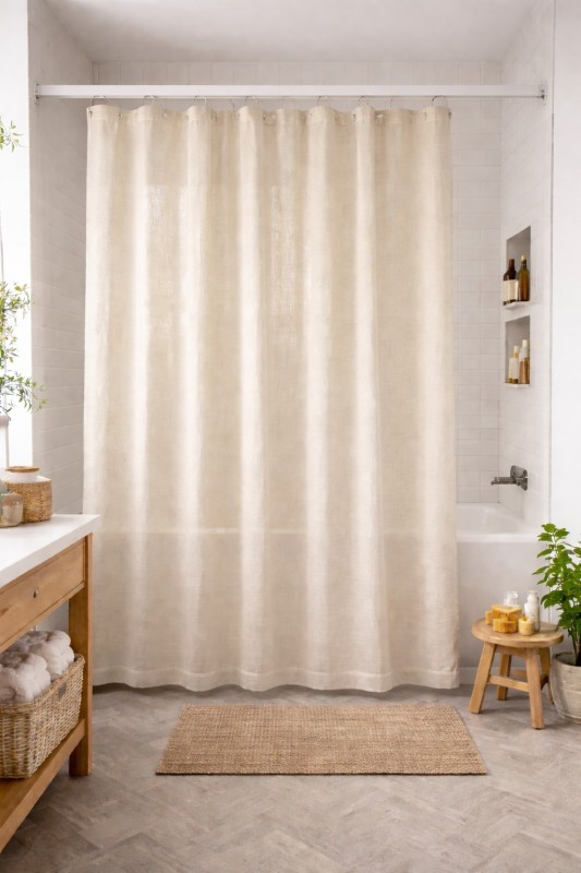 Outdoor curtain AGADIR v.00, white