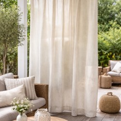 Outdoor curtain AGADIR v.00, white