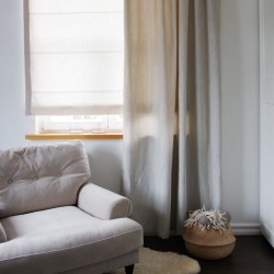 Outdoor curtain AGADIR v.00, white