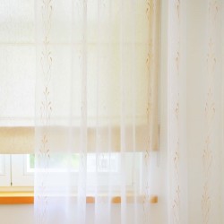 Tulle curtain HELGA v.00, beige