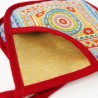 Pot holders INDO, light blue, with pocket