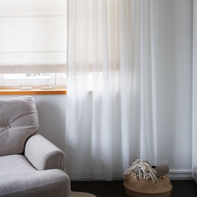 Curtain WHITE v.503, white
