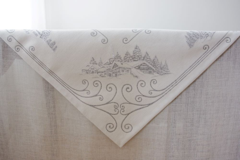 Tablecloth CHALET Lurex,...