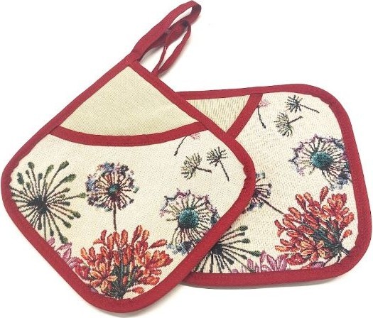 Pot holders IXORA, with pocket