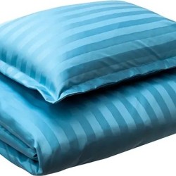 Bed linen HOTEL CLASSIC, 150x210cm, striped satin, beige