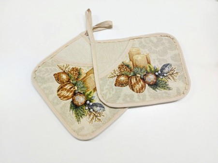 Pot holders CANDLE, with pocket