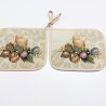 Pot holders CANDLE, with pocket