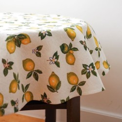 Tablecloth SIDRUNIPUU allover, round