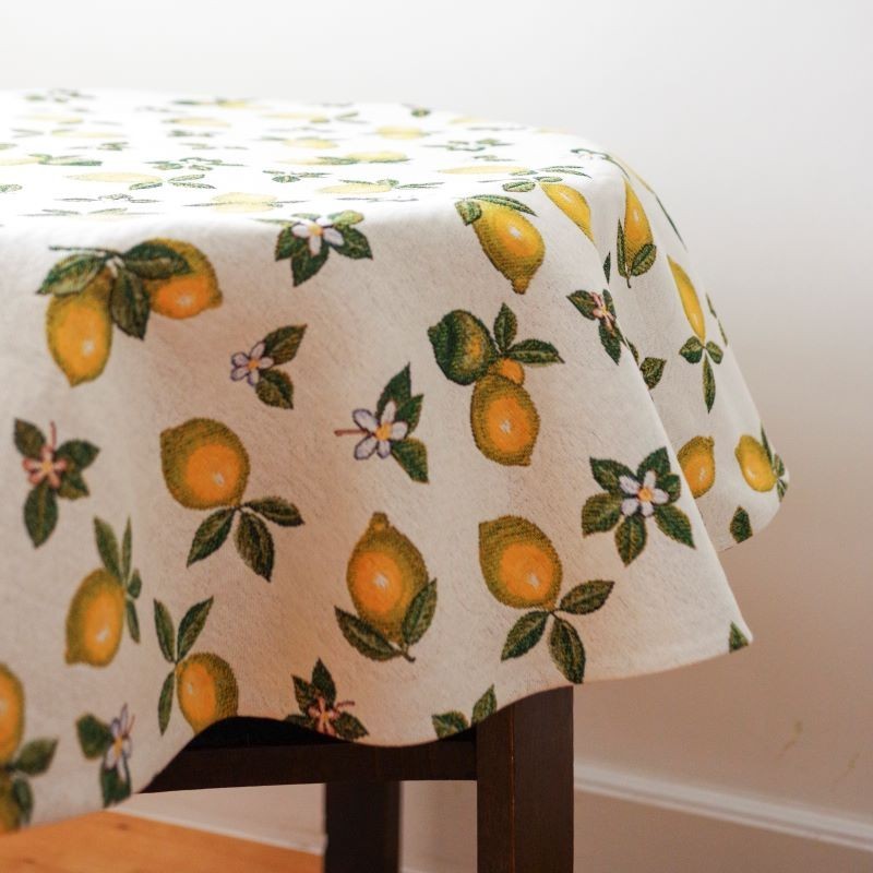 Tablecloth SIDRUNIPUU allover, round