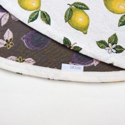 Tablecloth SIDRUNIPUU allover, round