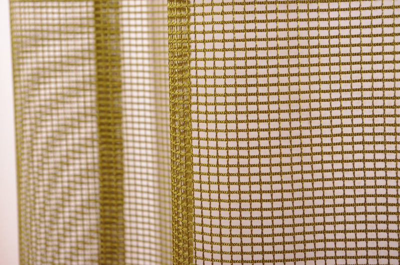 Sheer curtain ALICE v.20, green mesh