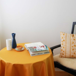 Tablecloth DANUBIO, oval, yellow