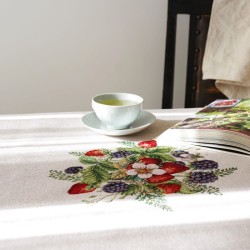 STRAWBERRY tablecloth, rectangular, 140x180