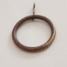 Curtain ring, brown/gold, 19mm