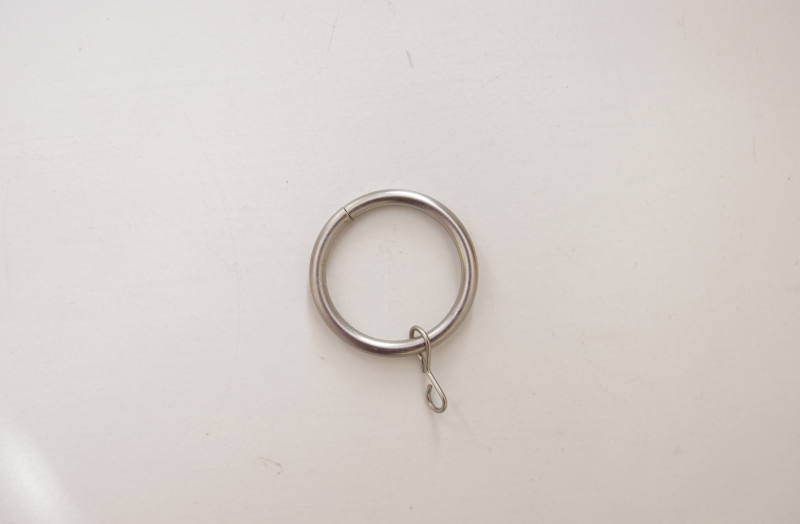 Curtain ring, silver, 19mm