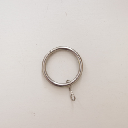 Curtain ring, silver, 19mm