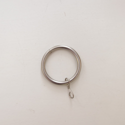 Curtain ring, silver, 28mm